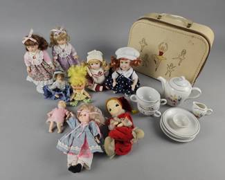 Lot 379 | Vtg Lemon Mirange Doll, Pixie Elf, Tea Set & More!