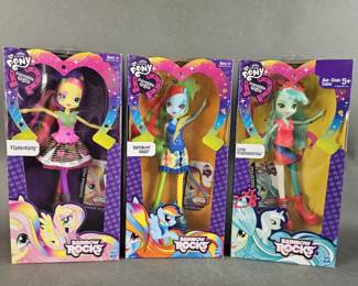 Lot 125 | NIB My Little Pony Equestria Rainbow Rocks Dolls
