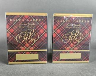Lot 113 | 2 Unopened Ralph Lauren Holiday Candles