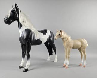 Lot 389 | 2 Vintage Out Generation By Battat Toy Horses