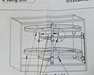 Lot 319 | New Swing Arm Cabinet Organizer
