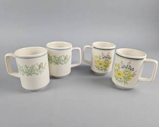 Lot 222 | Vtg Lenox Fancy Free & Summer Spice Mugs