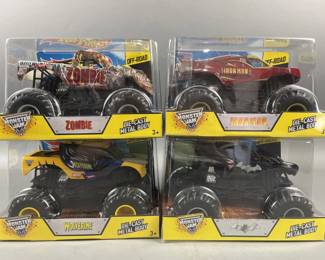 Lot 105 | 4 Hot Wheels Off-Road Monster Jam Die Cast Cars