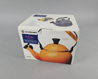 Lot 236 | New Le Creuset White Demi Kettle