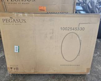 Lot 302 | New Pegasus Oval Beveled Mirror Medicine Cabinet