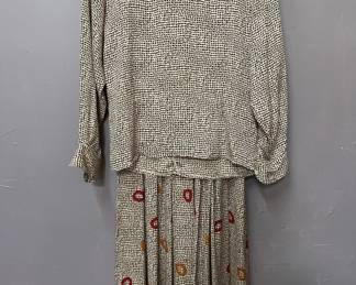 Lot 53 | Vintage Silk Set by Anne Klein Size 8 M