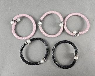 Lot 31 | Honora Button Pearl Bracelets