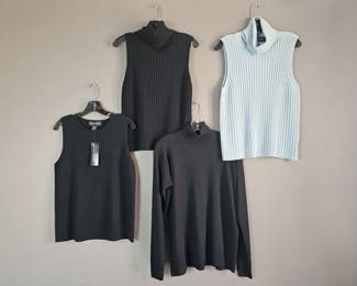 Lot 254 | Vtg Linda Allard Ellen Tracy Turtlenecks & More!