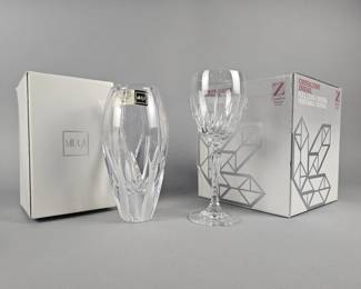 Lot 176 | Vintage Mikasa & Cristallerie Zwiesel Lead Crystal