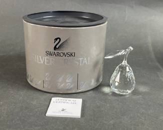 Lot 24 | Swarovski Silver Crystal Pear