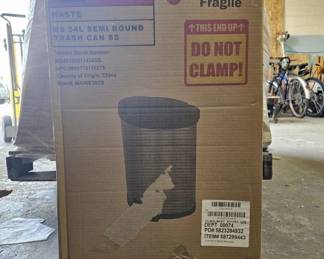 Lot 352 | New Mainstay 54L Semi Round Trash Can