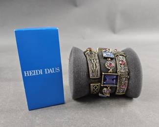 Lot 16 | Heidi Daus "Triple Play" Bracelets