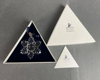 Lot 68 | 1996 Swarovski Holiday Snowflake Ornament