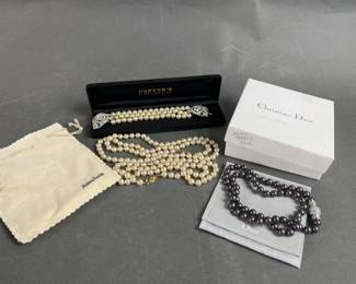 Lot 10 | Christian Dior Black Pearls & More