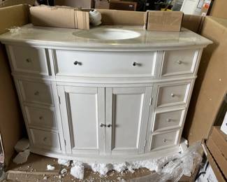 Lot 354 | Hampton Bay Curved Top Vanity