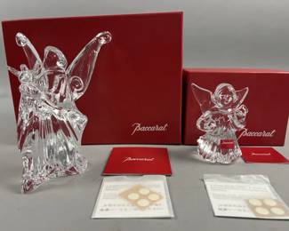 Lot 36 | Baccarat Crystal Angels One Signed