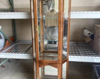 Lot 383 | Lighted Curio Cabinet