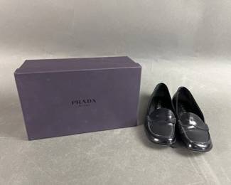 Lot 17 | Prada Leather Loafers