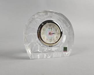 Lot 174 | Vintage Crystal Hoya Bulova Quartz Clock
