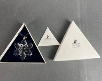 Lot 66 | 1996 Swarovski Holiday Snowflake Ornament