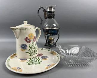 Lot 88 | Villeroy and Boch Set & Silverplate Coffee Pot