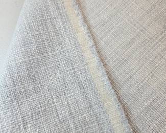 Baby blue 100% cotton linen, hand loom