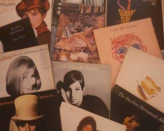 17 Barbara Streisand albums from the 60s, 70s and 80s.
