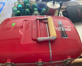 Modern coke cooler/cd player