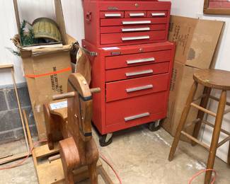 Kennedy double tool box with original box