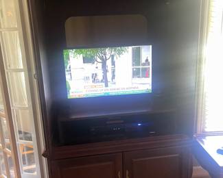 TV and armoire