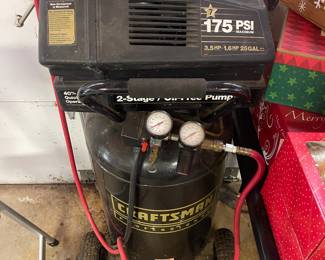 Craftsman 25 gallon 175 psi air compressor