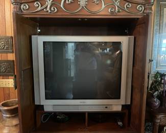 TV and Armoire