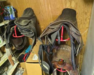 Horse saddles