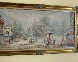 This Original Oil on Canvas is valued at $600!