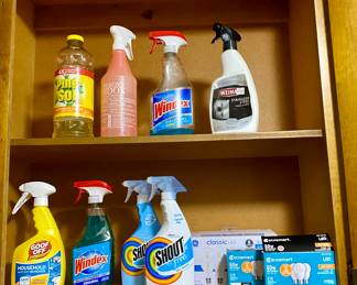 Cleaning supplies 
