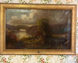 Antique Oil Painting Signed