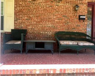 Outside Wicker Furniture. Excellent Shape!!