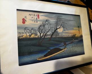Japanese Woodblock Print Ukiyoe / Ando Hiroshige 
