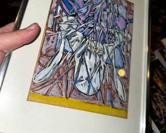 NUDE IN THE  BATH  W. Haase Wojtyla alkyo on primed board