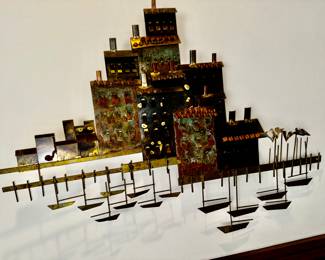MidCentury BRUTALIST Curtis Jere Sculpture 1971