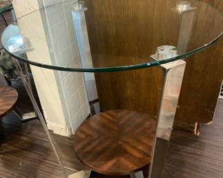 Two matching end tables