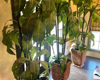 LARGE faux plants