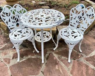 Wrought iron parlor set