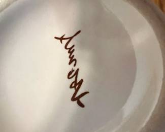 Set of 6 Japanese Hiromi Ichida Stoneware Cups