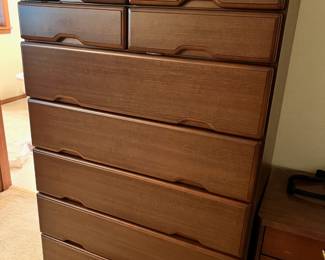Olite Mid Century Modern Tallboy Japanese Dresser