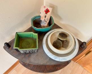 Bonzai & Orchid Planters, Flower Frogs