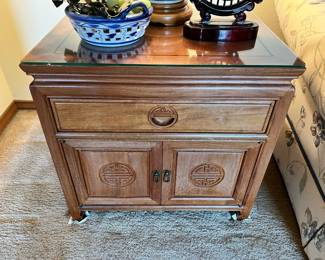 Chinese Rosewood Side Table/Night Stand