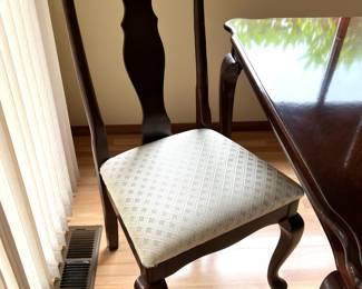 Mahogany Dining Table with 4 Chairs