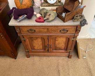 MARBLE TOP WASH STAND