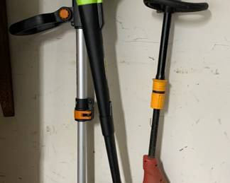 Electric leaf blower + Homelite Electric String Trimmer 